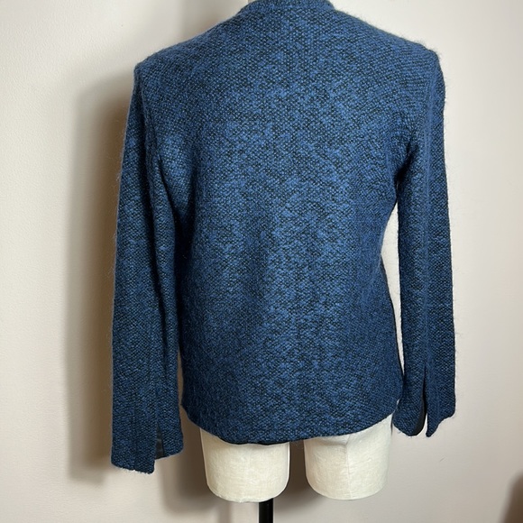 AG Adriano Goldschmied Open Front Blue Cardigan Mohair size Small - Picture 6 of 12